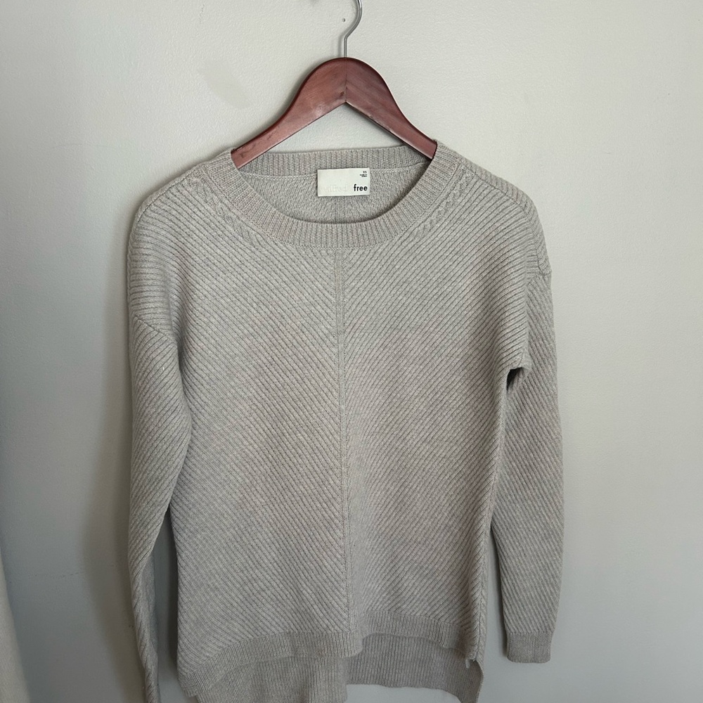 Wilfred Light Gray Crew Neck Sweater - Picture 5 of 5